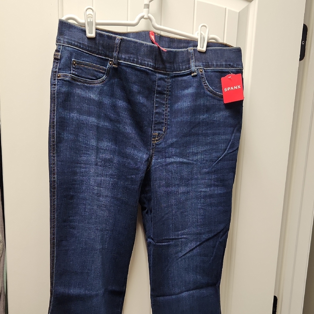SPANX Dark Blue Denim Pants